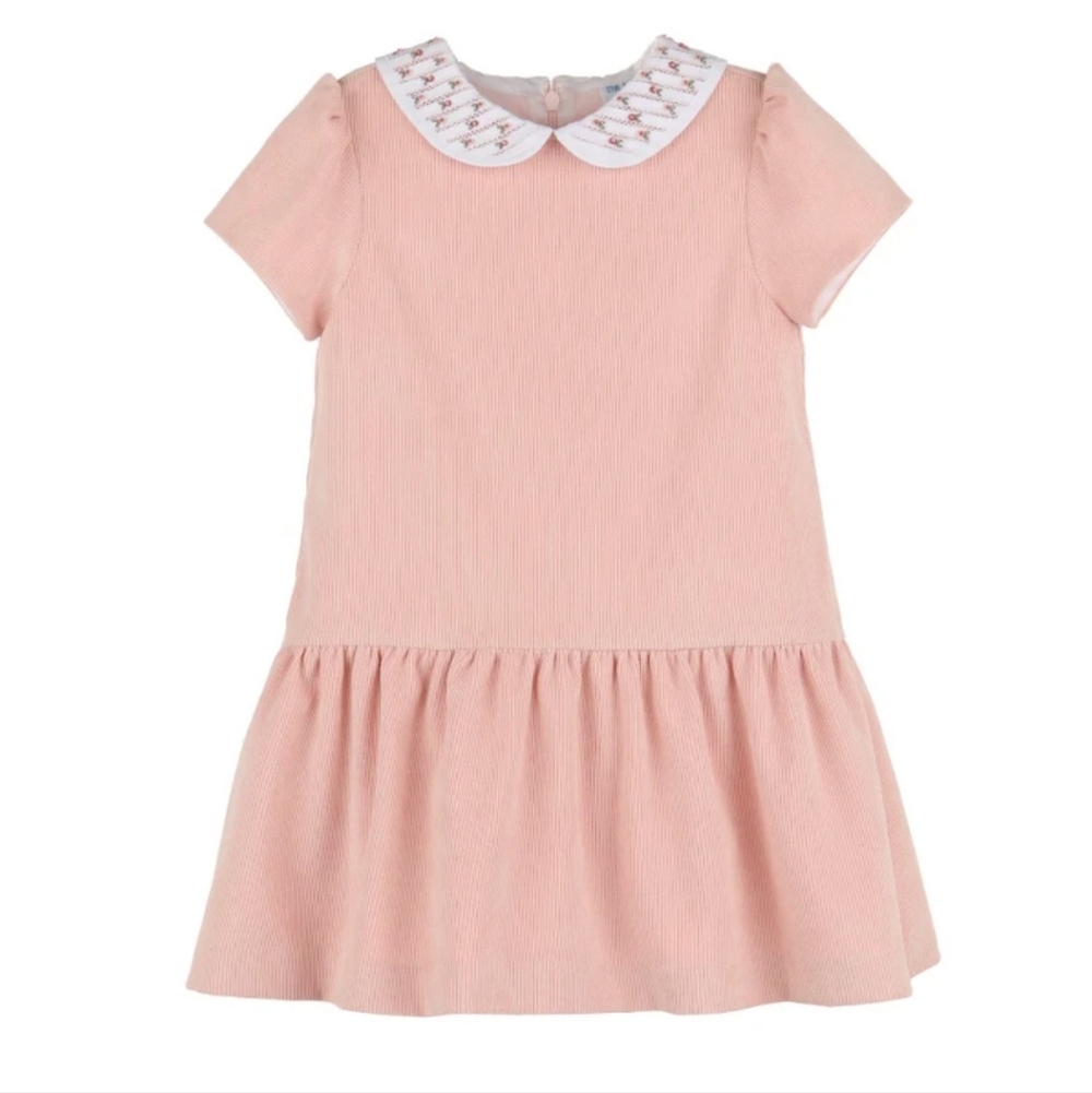 Luli & Me Floral Randall Collar Dress